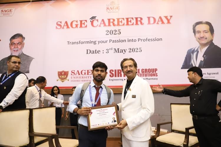 SAGE University Bhopal Career Day photo 64