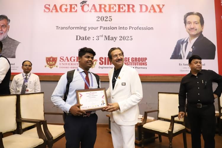 SAGE University Bhopal Career Day photo 63