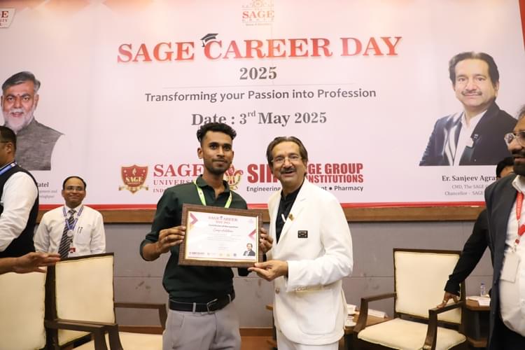 SAGE University Bhopal Career Day photo 61