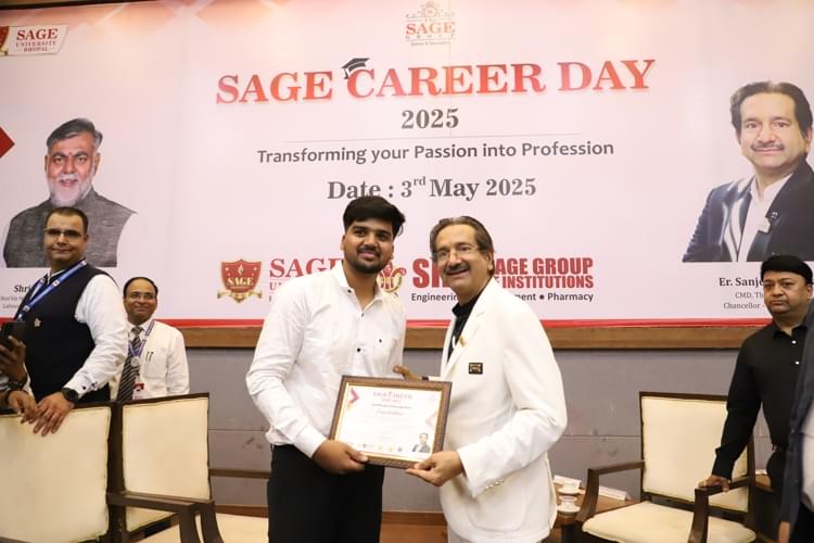 SAGE University Bhopal Career Day photo 60