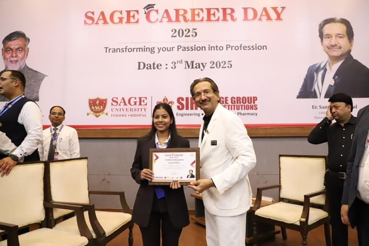 SAGE University Bhopal Career Day photo 59