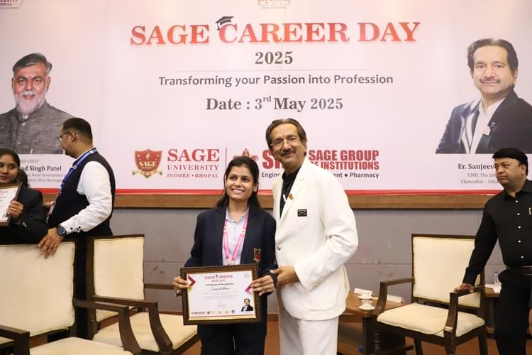 SAGE University Bhopal Career Day photo 58