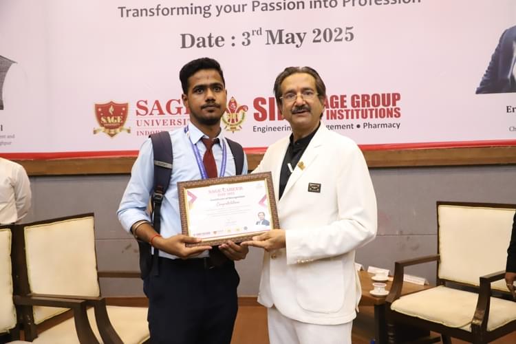 SAGE University Bhopal Career Day photo 76