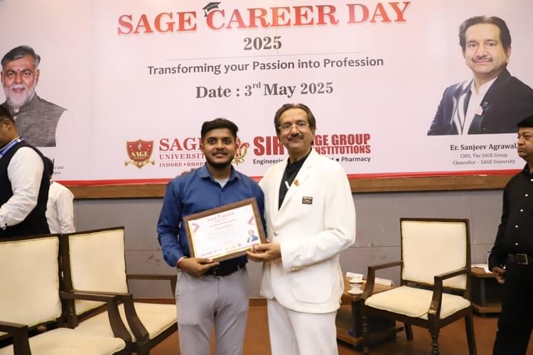 SAGE University Bhopal Career Day photo 74