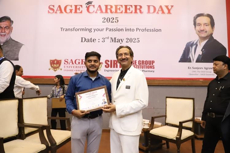 SAGE University Bhopal Career Day photo 73