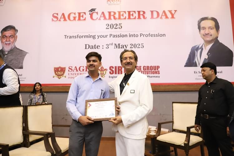 SAGE University Bhopal Career Day photo 72