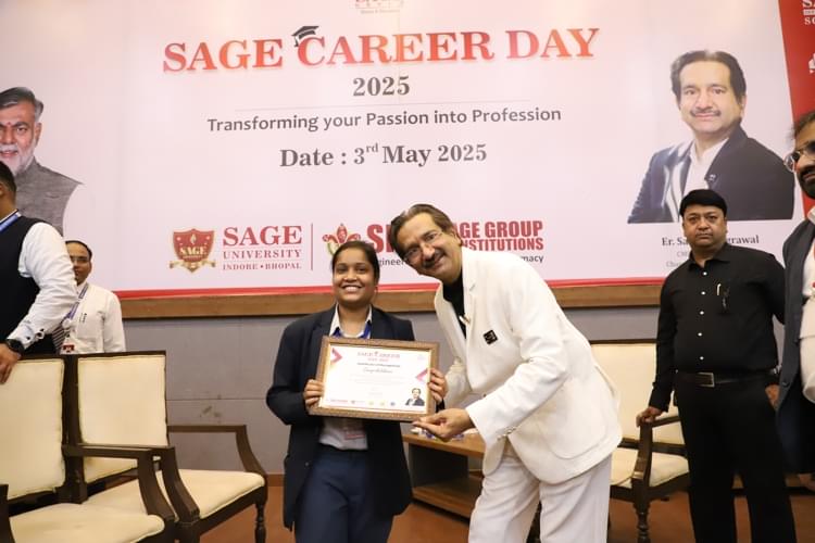 SAGE University Bhopal Career Day photo 69