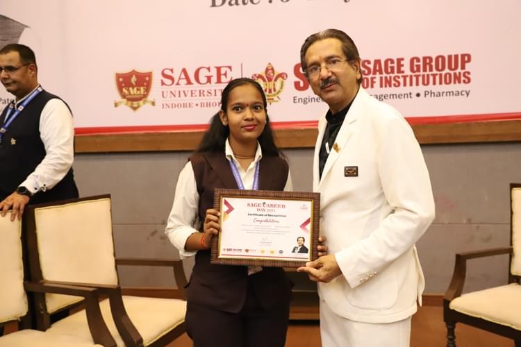 SAGE University Bhopal Career Day photo 85