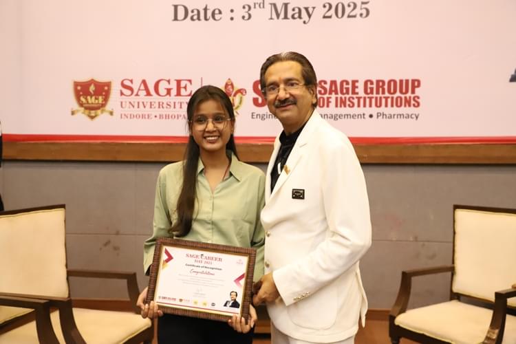 SAGE University Bhopal Career Day photo 84