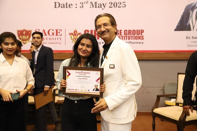 SAGE University Bhopal Career Day photo 93