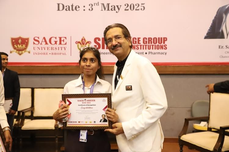 SAGE University Bhopal Career Day photo 89