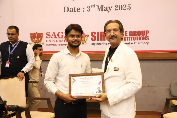 SAGE University Bhopal Career Day photo 88