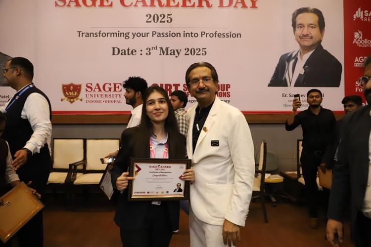 SAGE University Bhopal Career Day photo 99