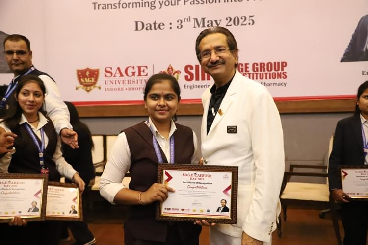 SAGE University Bhopal Career Day photo 97