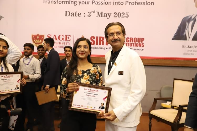 SAGE University Bhopal Career Day photo 95