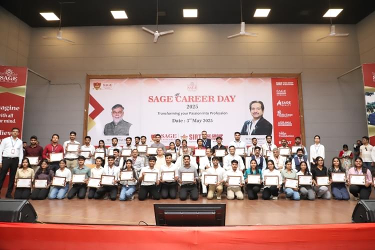 SAGE University Bhopal Career Day photo 123