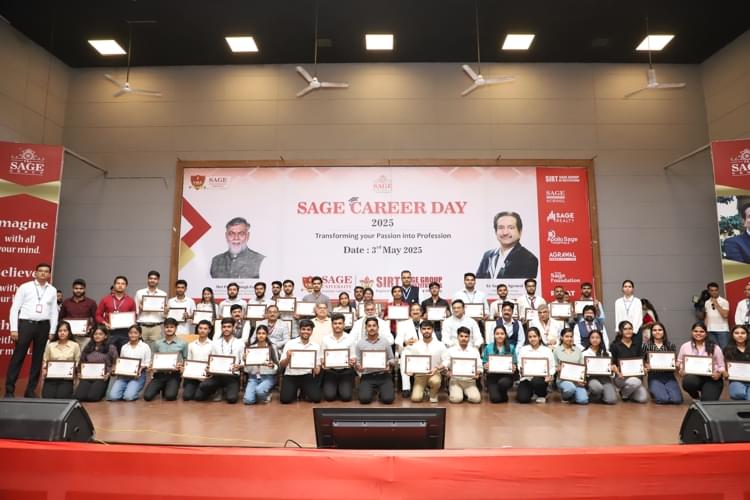 SAGE University Bhopal Career Day photo 122