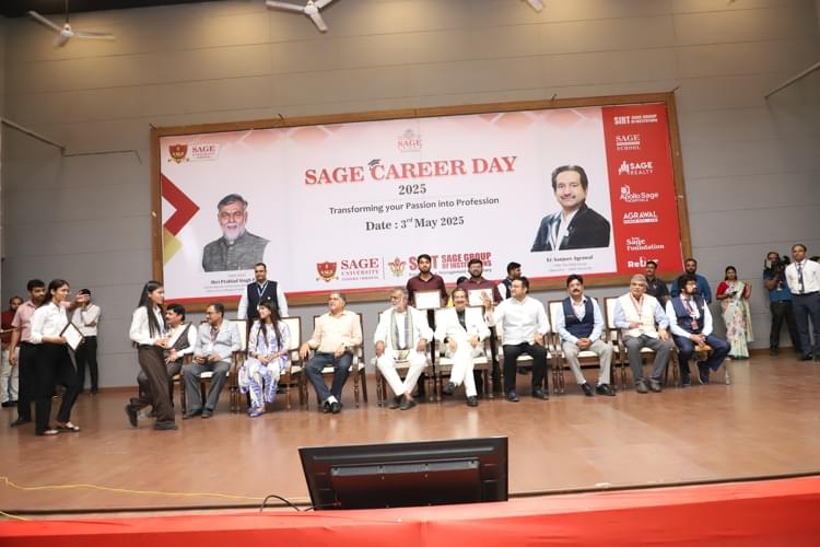 SAGE University Bhopal Career Day photo 121