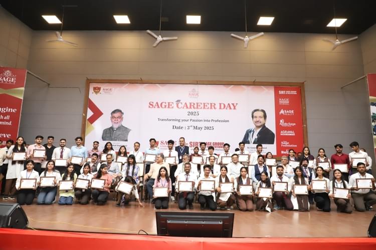 SAGE University Bhopal Career Day photo 120
