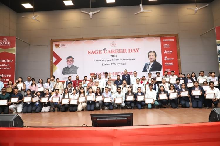SAGE University Bhopal Career Day photo 125
