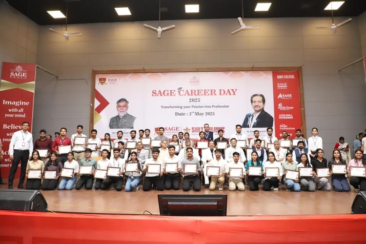 SAGE University Bhopal Career Day photo 124