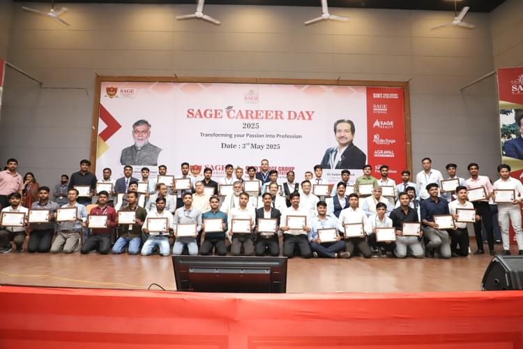 SAGE University Bhopal Career Day photo 137