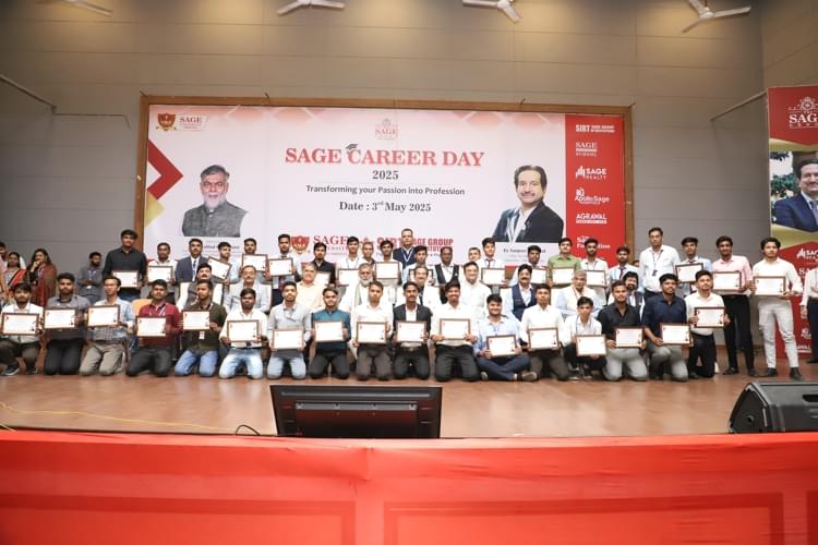 SAGE University Bhopal Career Day photo 136