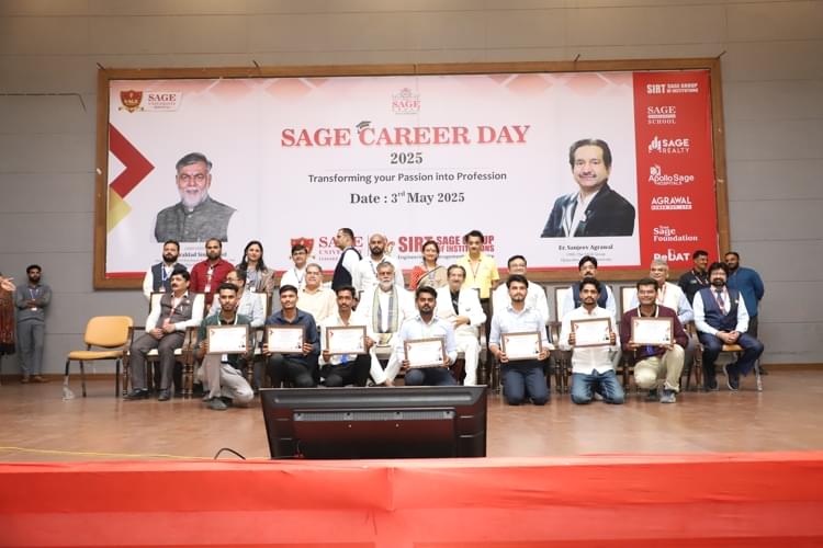 SAGE University Bhopal Career Day photo 134