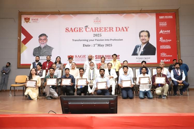 SAGE University Bhopal Career Day photo 133