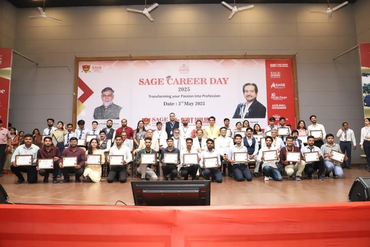 SAGE University Bhopal Career Day photo 132