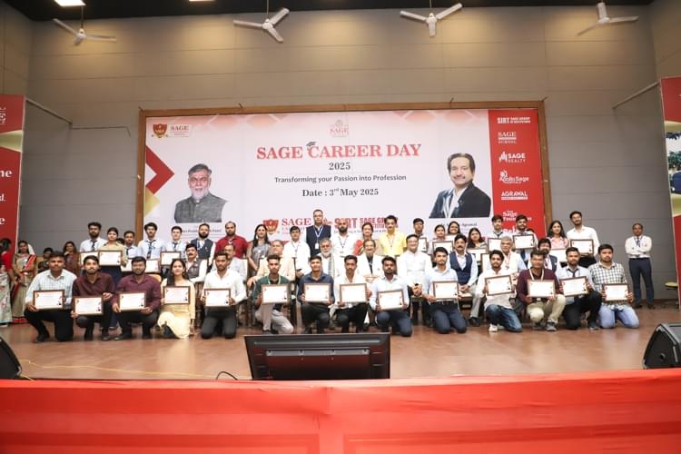 SAGE University Bhopal Career Day photo 131