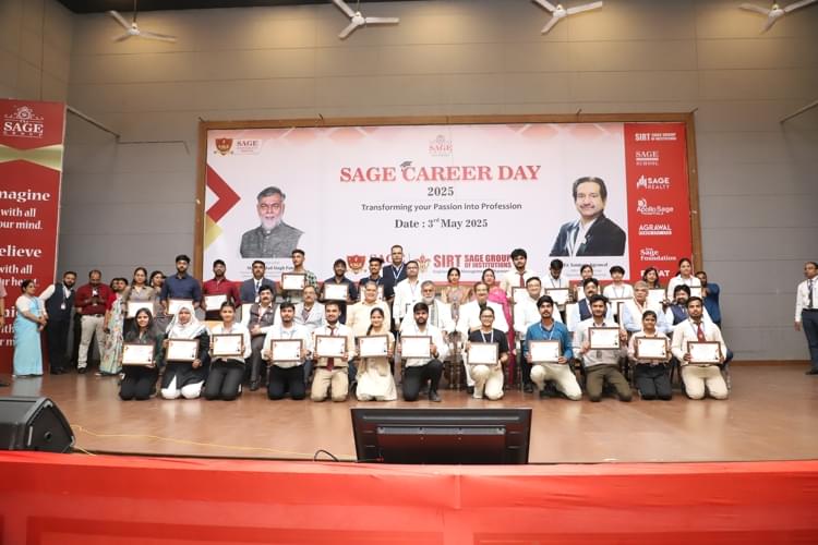 SAGE University Bhopal Career Day photo 130