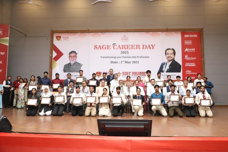 SAGE University Bhopal Career Day photo 129