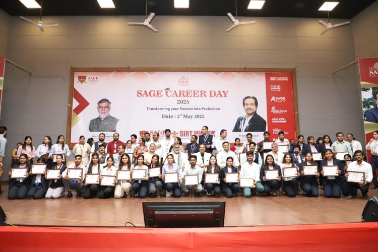 SAGE University Bhopal Career Day photo 128