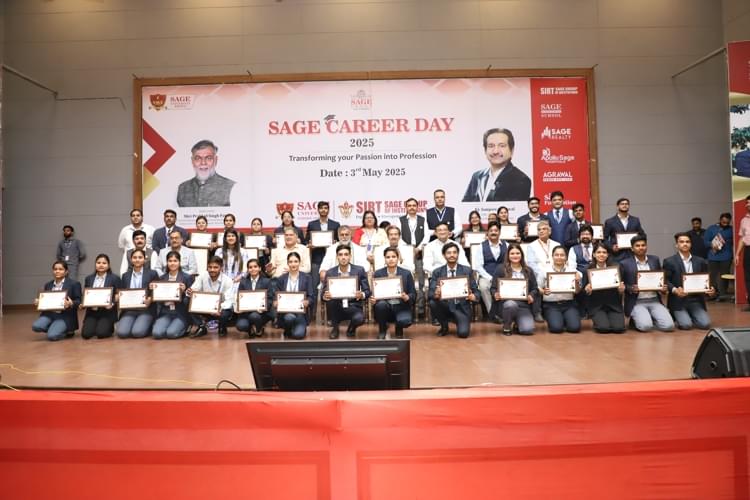 SAGE University Bhopal Career Day photo 143