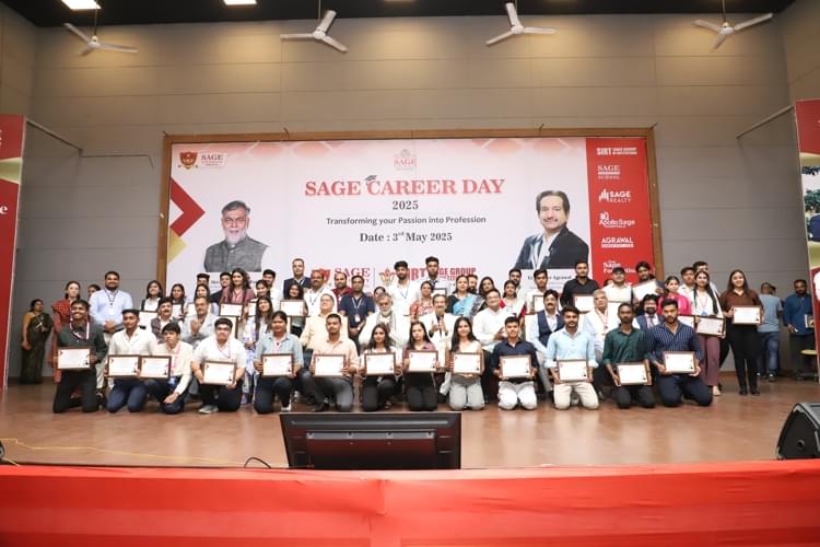 SAGE University Bhopal Career Day photo 140