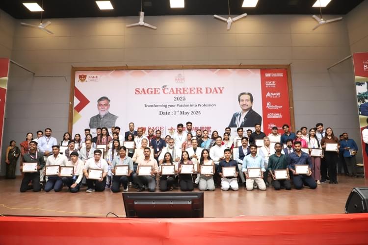 SAGE University Bhopal Career Day photo 139