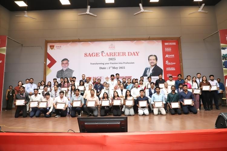 SAGE University Bhopal Career Day photo 138