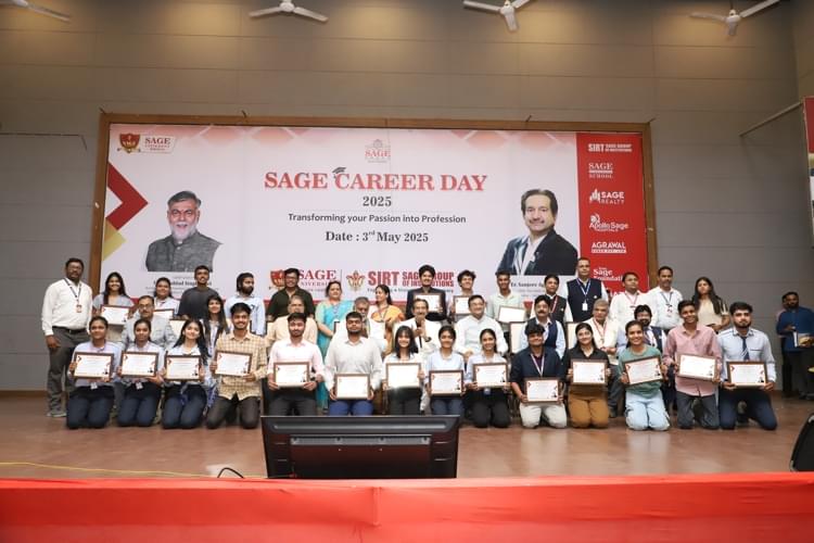 SAGE University Bhopal Career Day photo 155