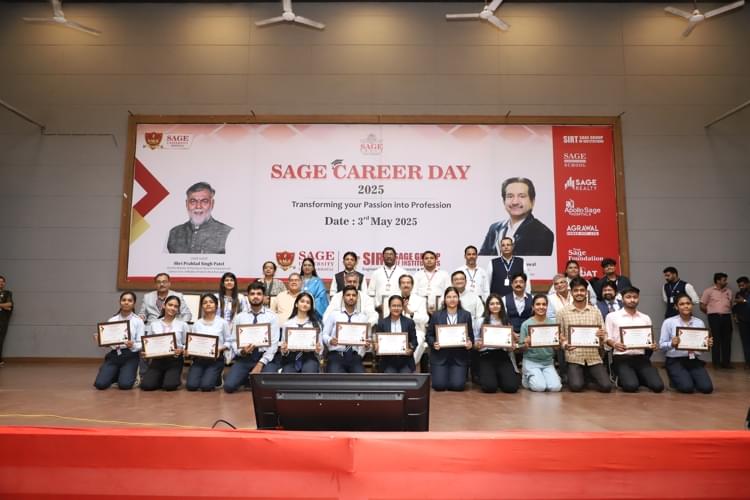 SAGE University Bhopal Career Day photo 153