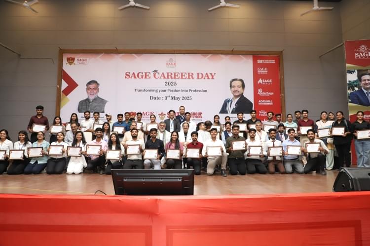 SAGE University Bhopal Career Day photo 149