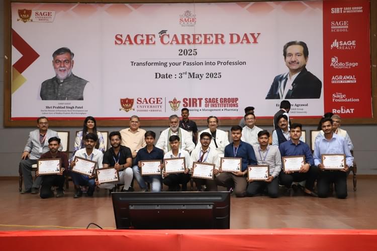 SAGE University Bhopal Career Day photo 159