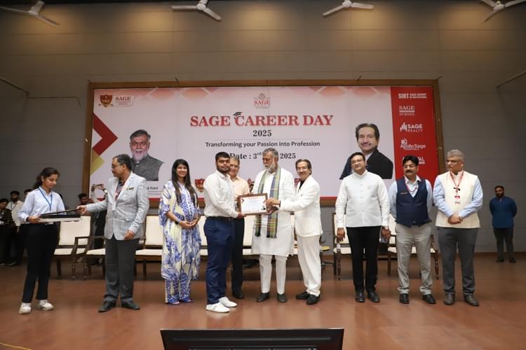 SAGE University Bhopal Career Day photo 165