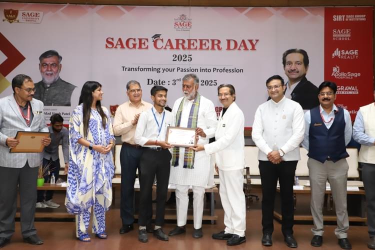 SAGE University Bhopal Career Day photo 177