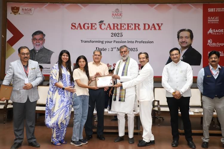 SAGE University Bhopal Career Day photo 175