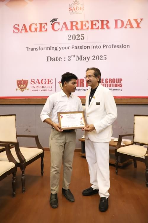 SAGE University Bhopal Career Day photo 230