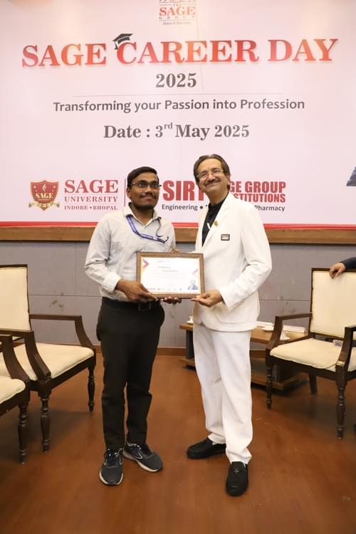 SAGE University Bhopal Career Day photo 232