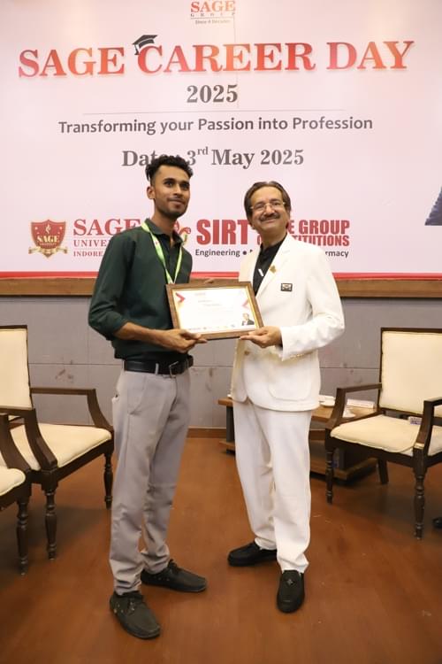 SAGE University Bhopal Career Day photo 231