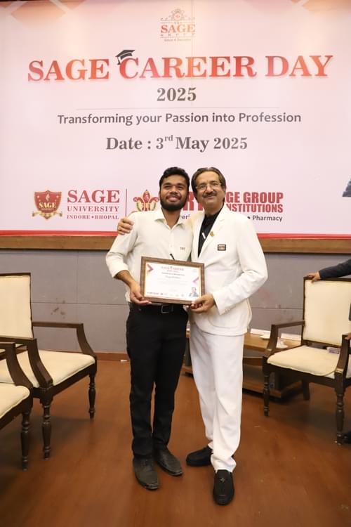 SAGE University Bhopal Career Day photo 235