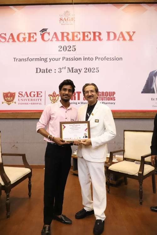 SAGE University Bhopal Career Day photo 239